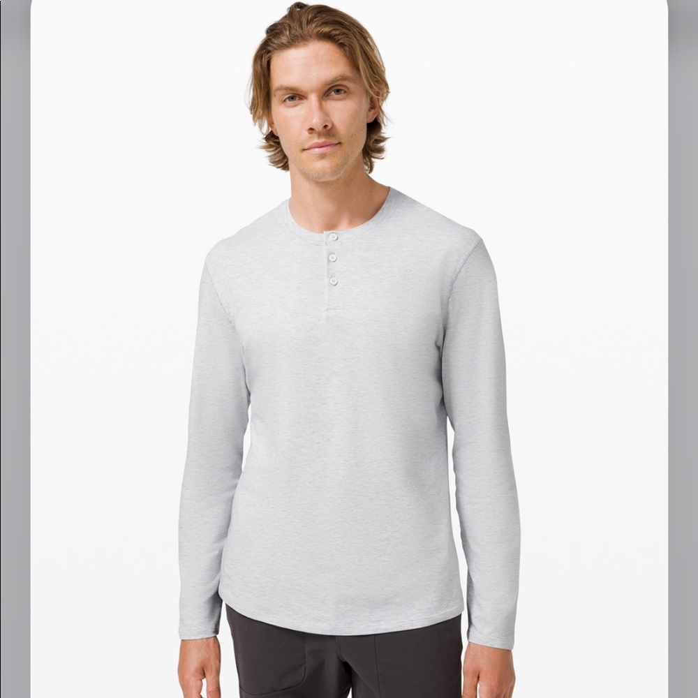 5 Year Basic Long Sleeve Henley XL